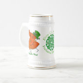 オレンジオパディ市長パーソナライズされた(シュタイン) ビールジョッキ (正面左)