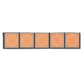 オレンジオリエンタルデザイン ショートテーブルランナー (横)