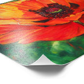 オレンジオリエンタルポピー |フォトプリント フォトプリント            (角)