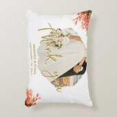 オレンジオレアンダー花photo Thank 結婚's アクセントクッション (正面(垂直))