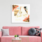 オレンジオレアンダー花photo Thank 結婚's キャンバスプリント (インサイチュ (リビング))