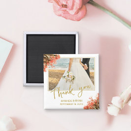 オレンジオレアンダー花photo Thank 結婚's マグネット