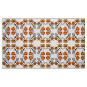 オレンジオレンジの布 ファブリック (ファットクウォーター)