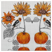 オレンジオレンジの布 ファブリック (クローズアップ)