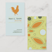 オレンジオンドリ 名刺 (正面/裏面)