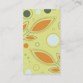 オレンジオンドリ 名刺 (裏面)