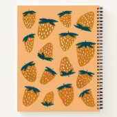 オレンジオーガニック色の夏イチゴ ノートブック (裏面)