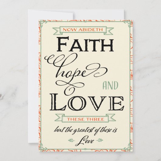 オレンジオーク葉ズカントリーウェディング招待状 招待状 (裏面)