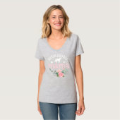 オレンジオージョードル犬のプレゼントお母さん愛犬 Tシャツ (正面フル)