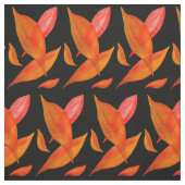 オレンジオータム秋季節葉芸術 ファブリック (見本)