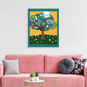 オレンジオーチャード キャンバスプリント (インサイチュ (リビング))