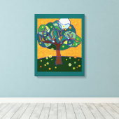 オレンジオーチャード キャンバスプリント (インサイチュ (ウッドフロア))