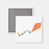 オレンジカイト マグネット (正面/裏面)