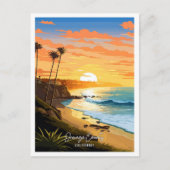 オレンジカウンティカリフォルニアヴィンテージトラベル ポストカード (正面)