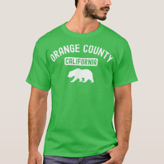 オレンジカウンティカリフォルニアUSA国旗カリベアレトロ Tシャツ