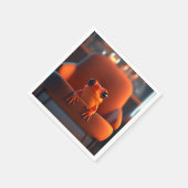 オレンジカエル スタンダードカクテルナプキン (角)