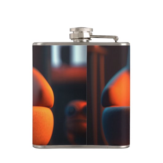 オレンジカエル フラスク (裏面)