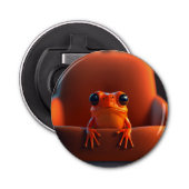 オレンジカエル 栓抜き (正面)