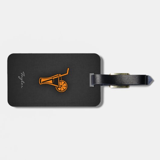 オレンジカクテル ラゲッジタグ (裏面横)