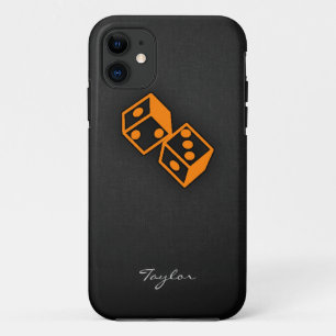 オレンジカジノサイコロ iPhone 11 ケース