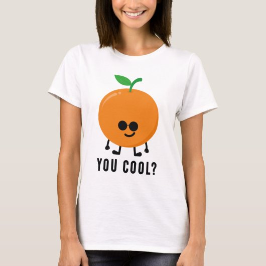 オレンジカッコいい君？ Tシャツ (正面)