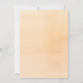 オレンジカップケーキ30th誕生日パーティー 招待状 (裏面)