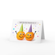 オレンジカップルからの新年おめでとうございます