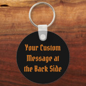 オレンジカニキーチェーン キーホルダー (裏面)