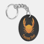 オレンジカニキーチェーン キーホルダー (正面左)