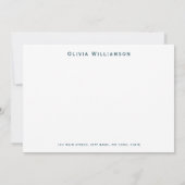 オレンジカニシーサイド海模様 ノートカード (裏面)