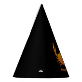 オレンジカニ パーティーハット (左)