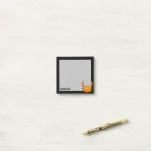 オレンジカニ ポストイット (デスク上)