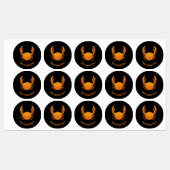 オレンジカニ ラベル (シート)