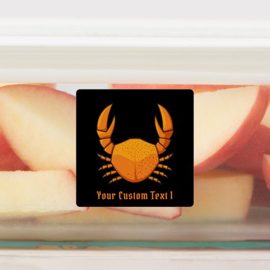 オレンジカニ ラベル (貼付)