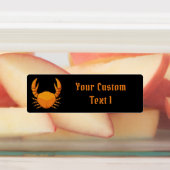 オレンジカニ ラベル (貼付)