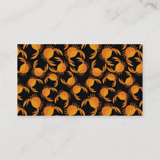 オレンジカニ 名刺 (裏面)