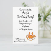 オレンジカニ 招待状 (スタンド正面)