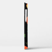 オレンジカボチストライプのャズッキーニ青ナス Case-Mate iPhoneケース (裏面 / 左)