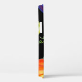 オレンジカボチストライプのャズッキーニ青ナス Case-Mate iPhoneケース (裏面 / 右)