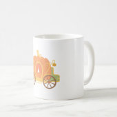 オレンジカボチャの姫の馬車 コーヒーマグカップ (正面右)