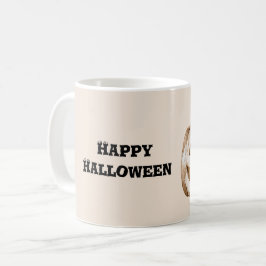 オレンジカボチャの目玉 ハロウィン コーヒーマグカップ