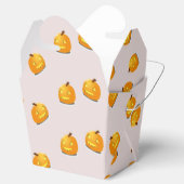 オレンジカボチャの頭のパターン フェイバーボックス (オープン)