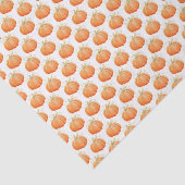 オレンジカボチャ秋の水彩画の芸術のティッシュペーパー 薄葉紙 (詳細)