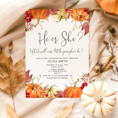 オレンジカボチャ秋性発現 招待状