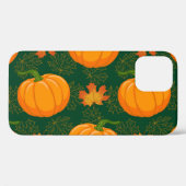 オレンジカボチャ紅葉パターン Case-Mate iPhoneケース (裏面 (横))