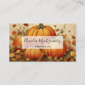 オレンジカボチャ素朴ン秋 名刺 (正面)