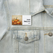 オレンジカボチャ素朴ン秋 名札 (インサイチュ)