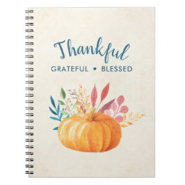 オレンジカボチャ賛美に感謝 ノートブック