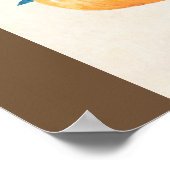 オレンジカボチャ賛美に感謝 ポスター (角)