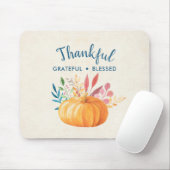 オレンジカボチャ賛美に感謝 マウスパッド (マウス)